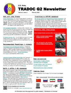 TRADOC G2 Newsletter February 2022