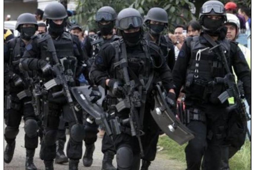 Densus 88 element raid