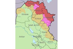Disputed areas in Iraq