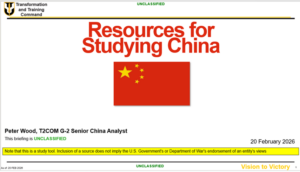 Resources for Studying China