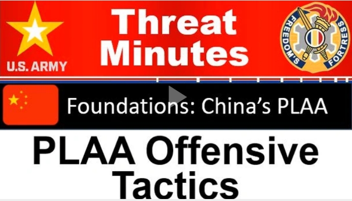 China threat minutes PLAA offensive tactics